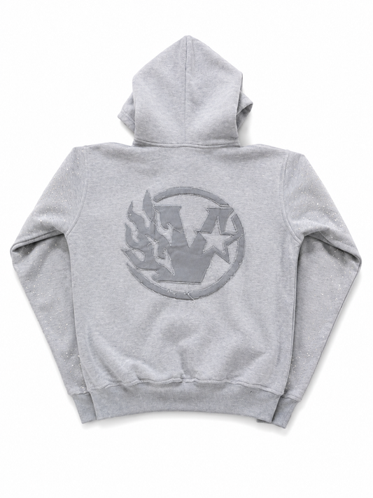 GRAY VNZ ZIP UP