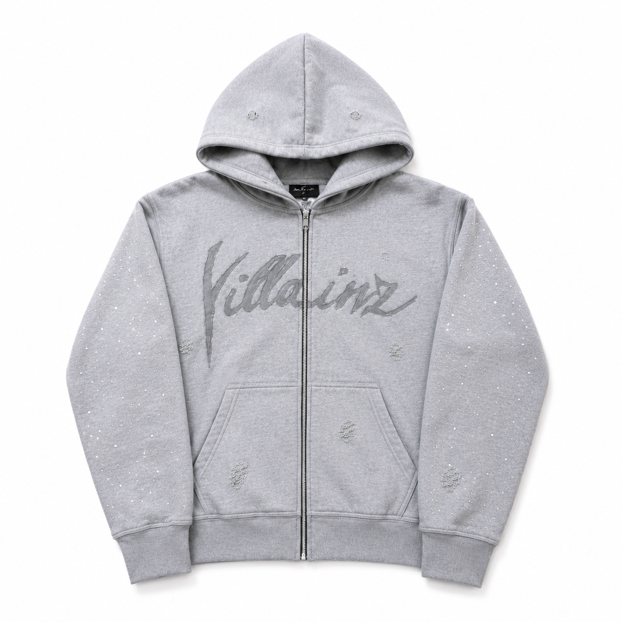 GRAY VNZ ZIP UP