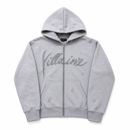GRAY VNZ ZIP UP