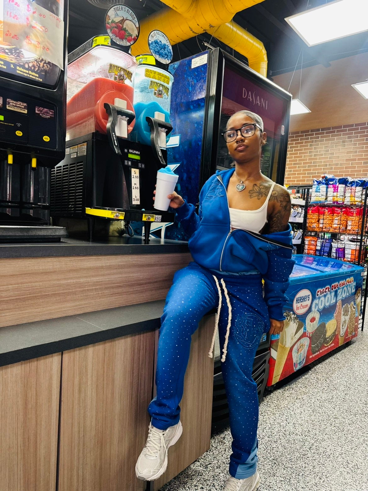 BLUE VNZ JOGGERS
