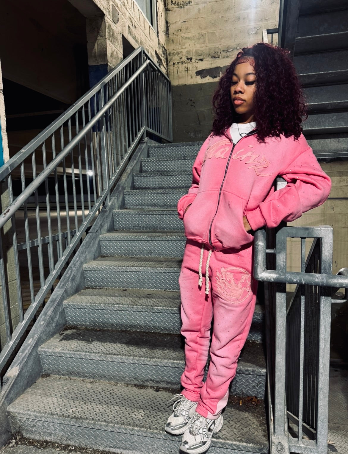 PINK VNZ ZIP UP