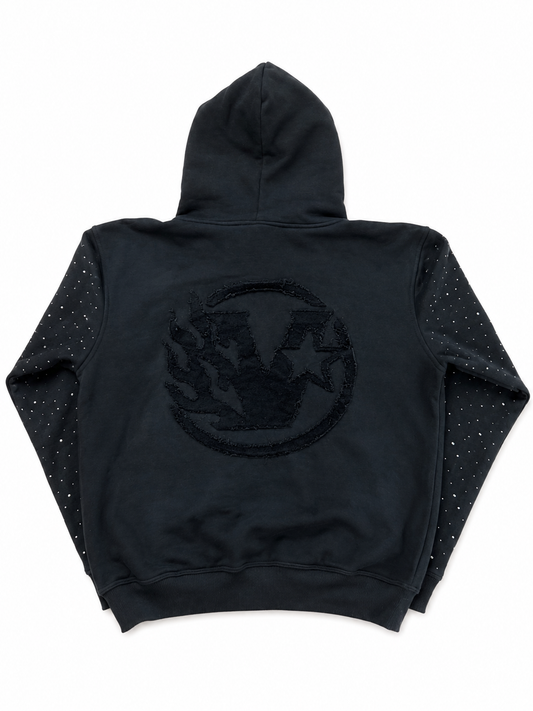 BLACK VNZ ZIP UP